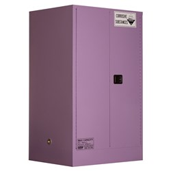 CORROSIVE SUBSTANCE STORAGE CABINET: METAL - 425L - 2 DOORS - 3 SHELVES